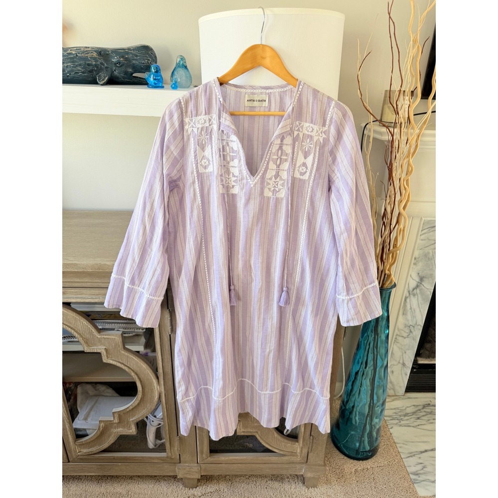 Antik Batik Yann Mini‎ Dress Women Purple 40M / MEDIUM